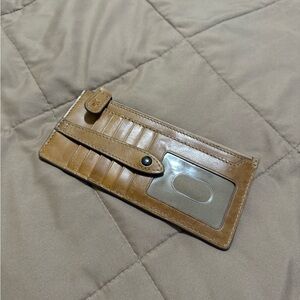 Frye Tan Leather Wallet